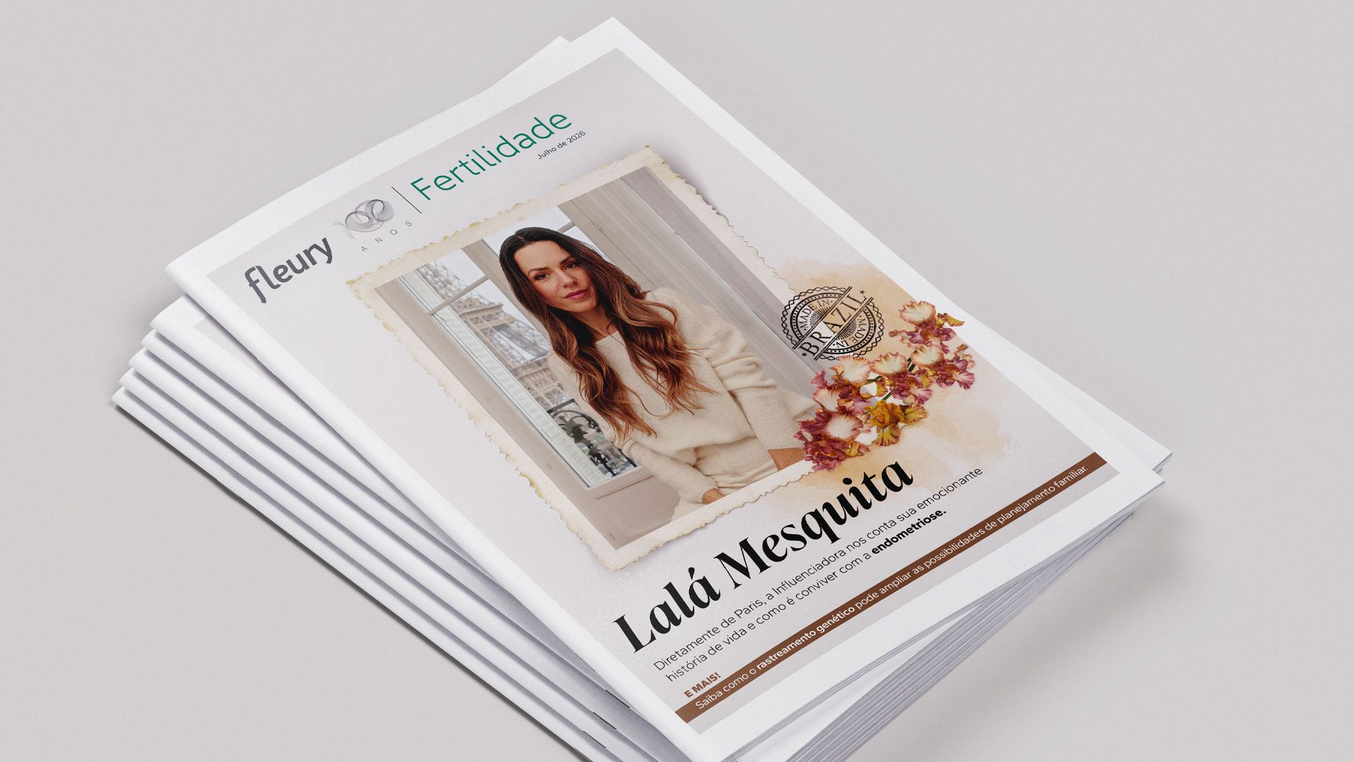 Nova edição da Revista Fleury Fertilidade está disponível nas unidades Fleury